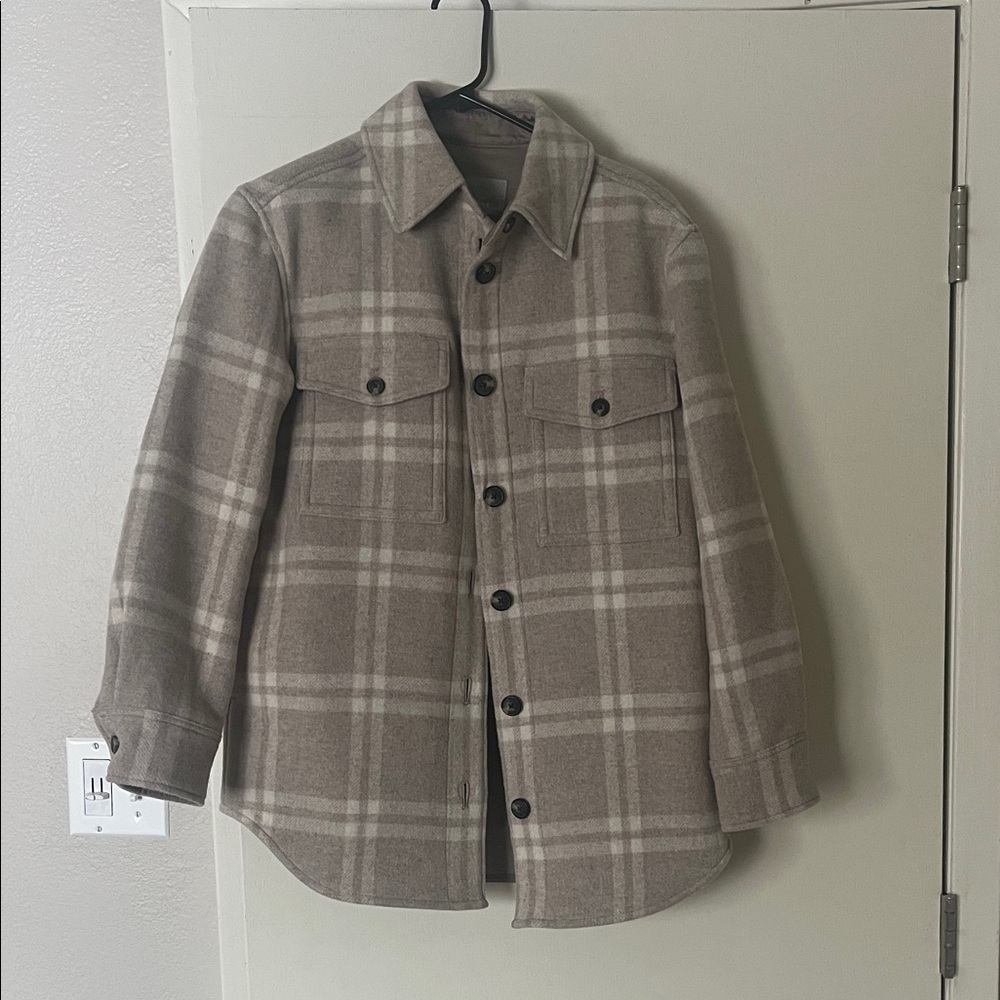Everlane Italian rewool oversized shirt jacket